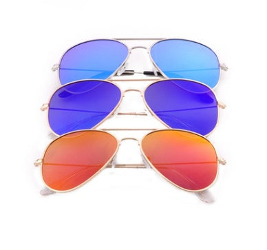 UV reflective metal Sunglasses