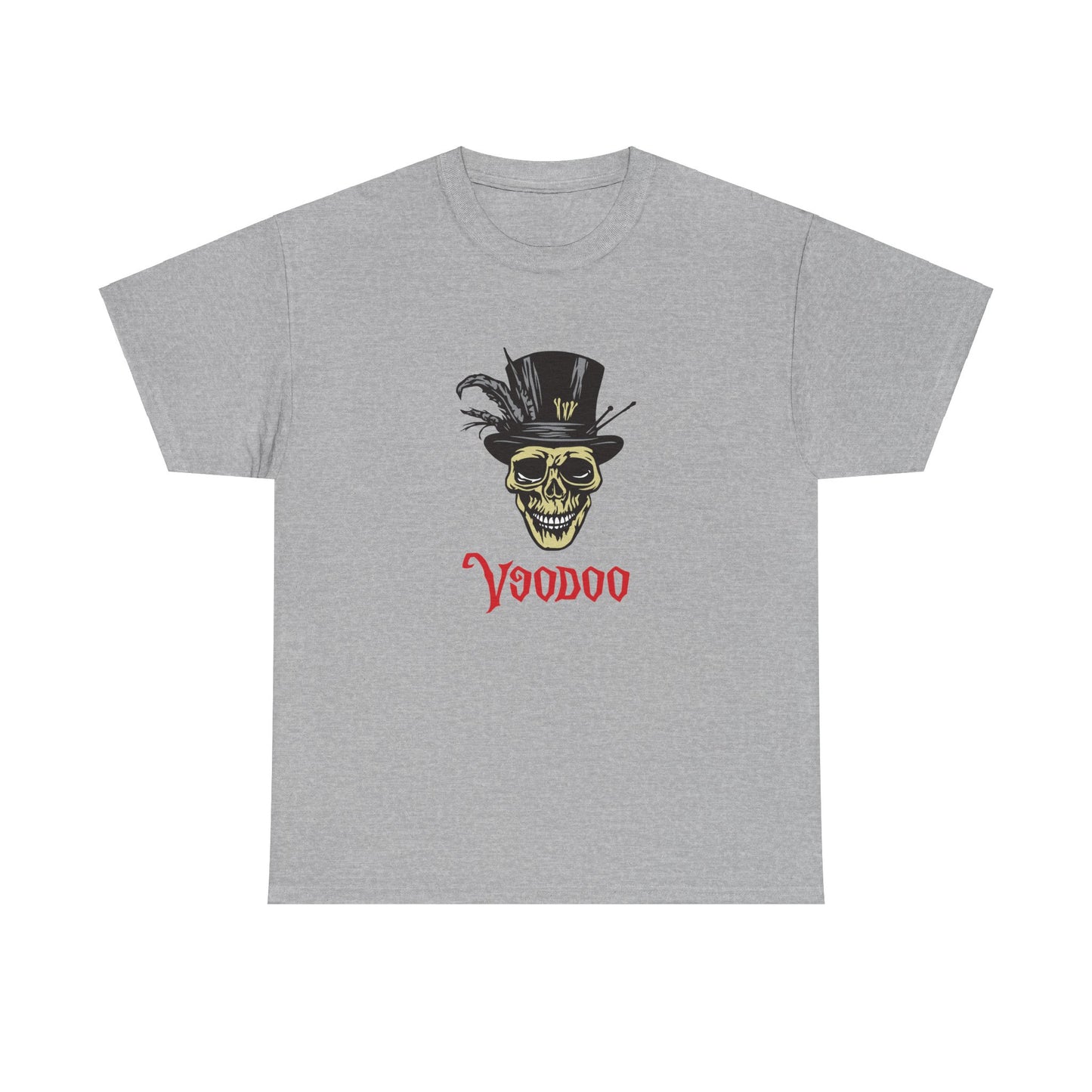 VooDoo Skull, Heavy Cotton T-Shirt