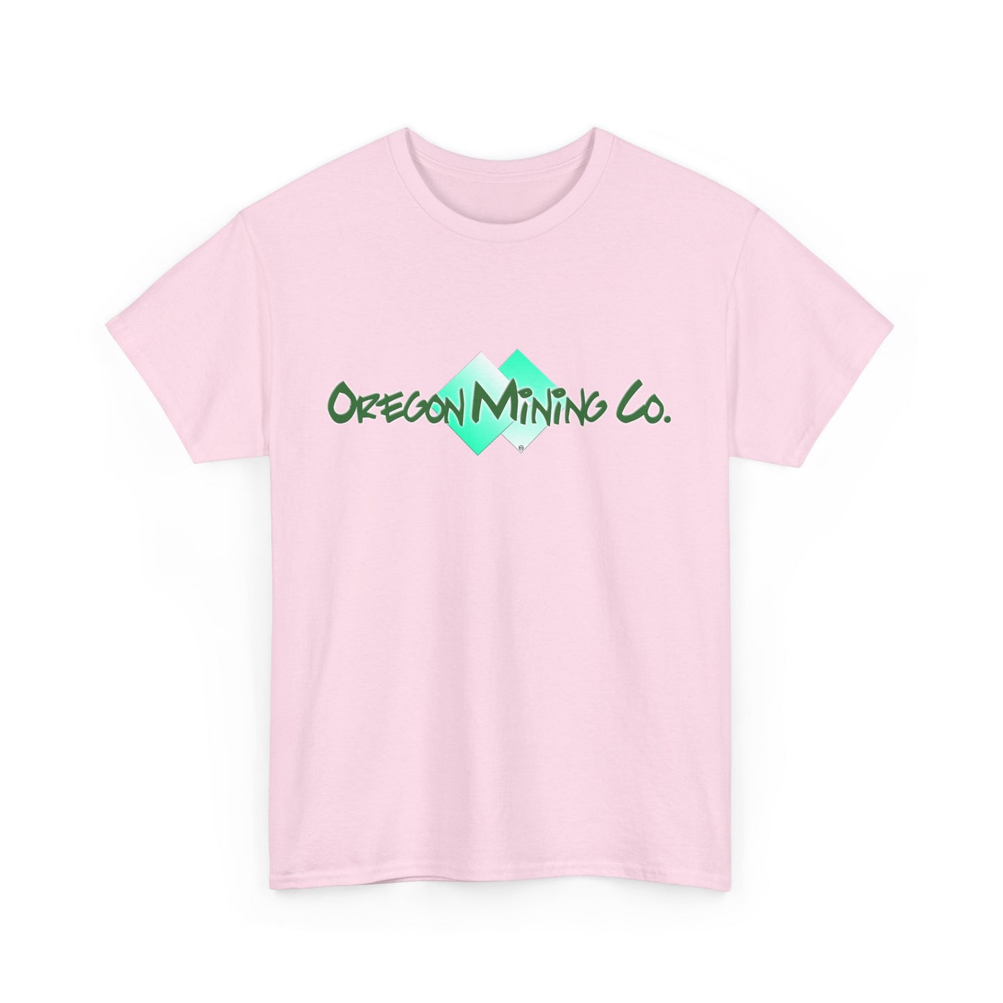 Oregon Mining Co. Logo. Heavy Cotton T-Shirt