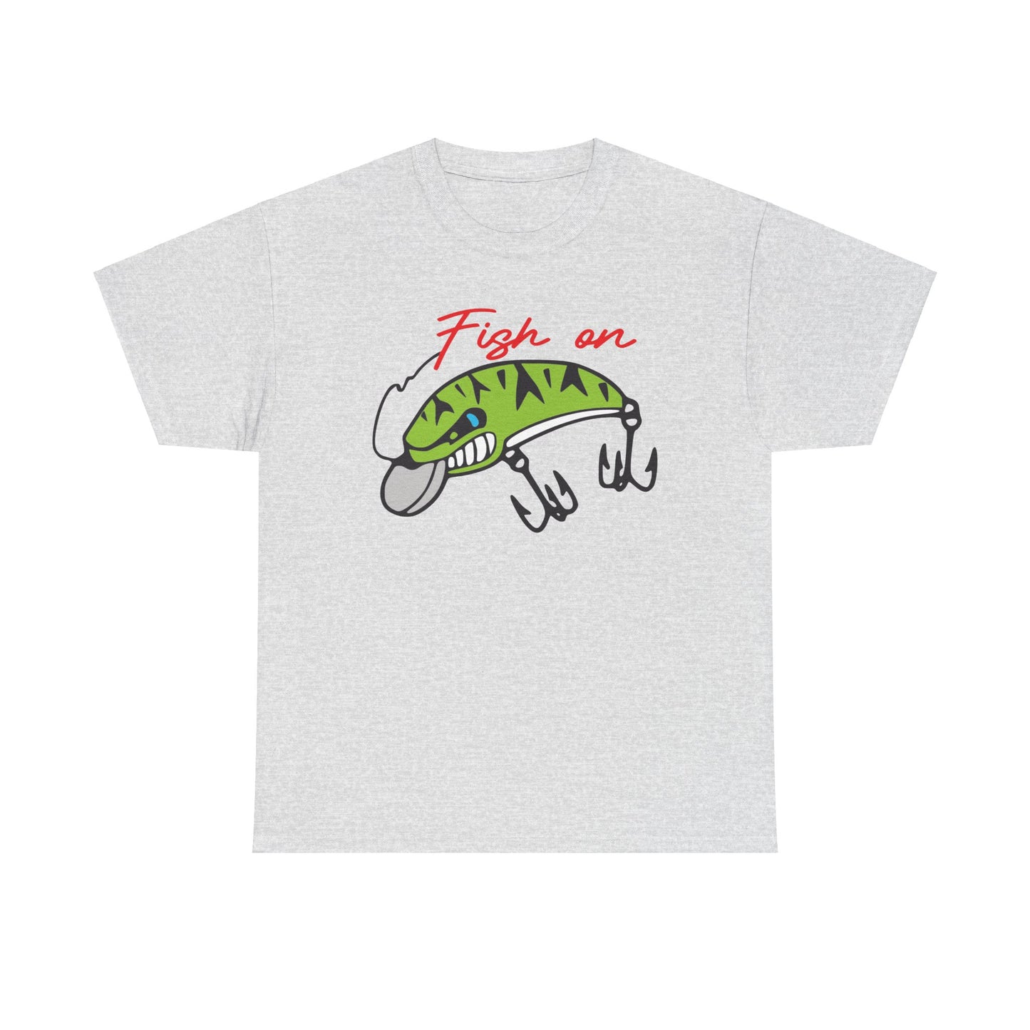 Fish on Lure Heavy Cotton T-Shirt