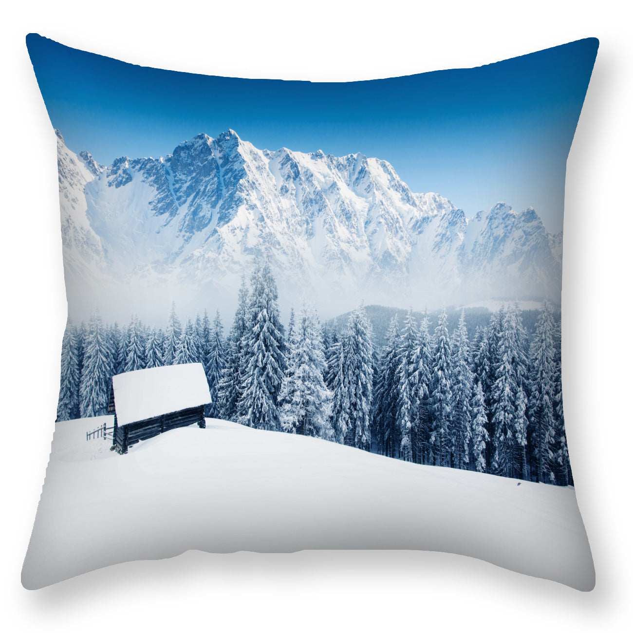 Scandinavian Landscape Printed Pillowcase