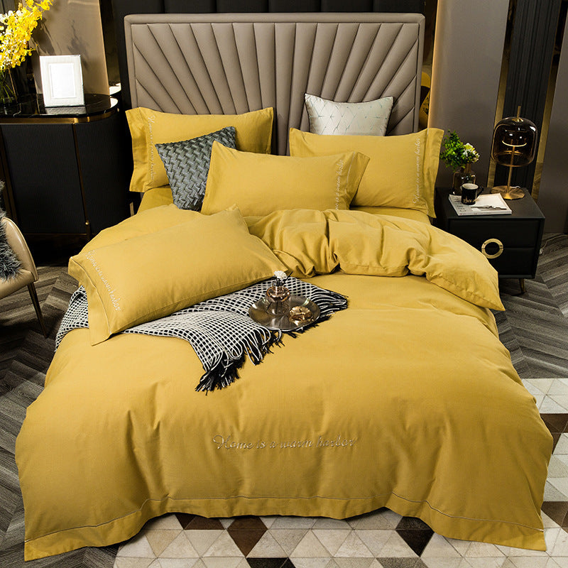 Brushed bedding set