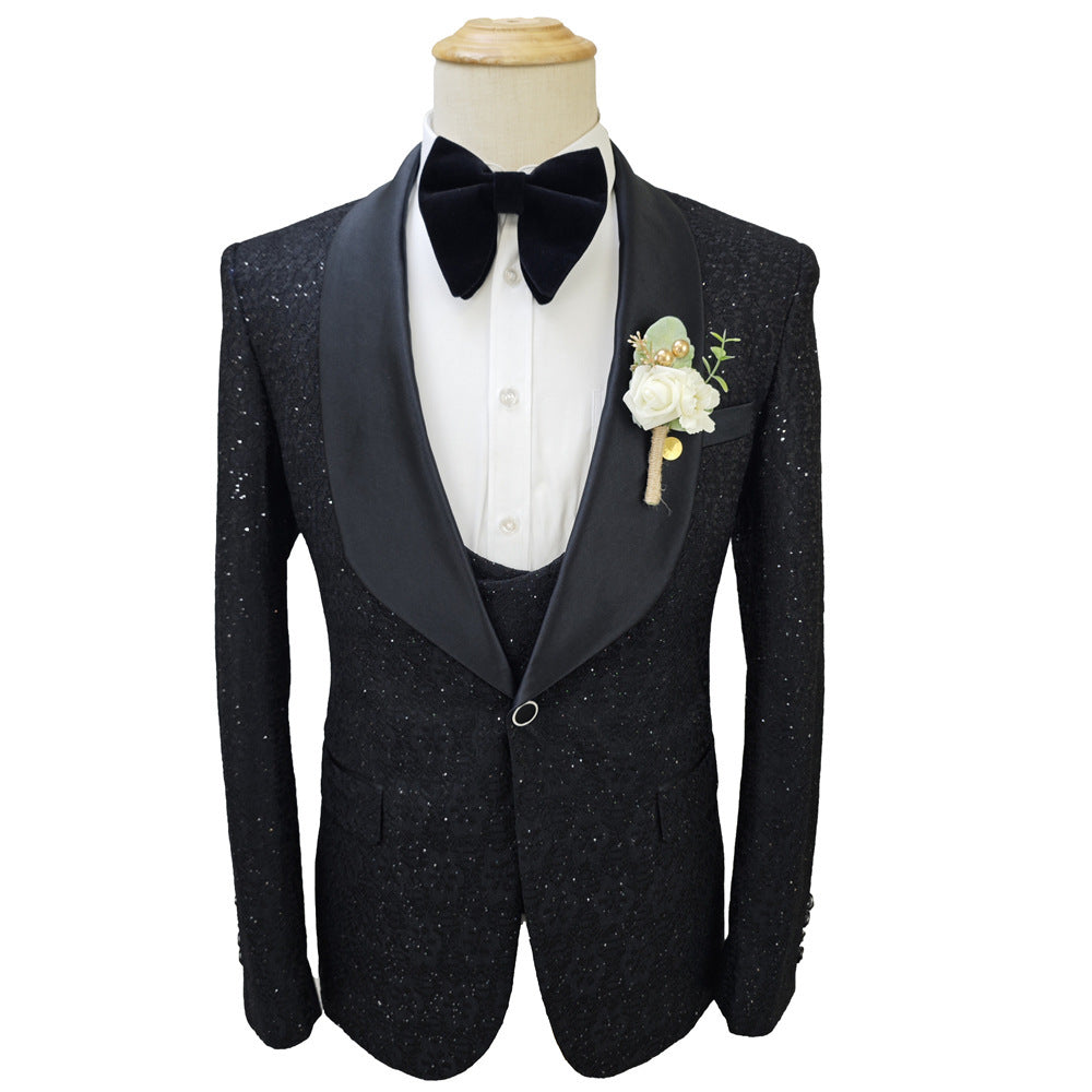 Men's 3 Piece Suit Set