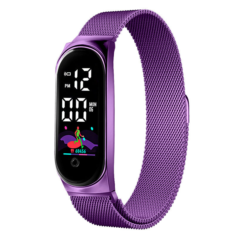 Colorful Waterproof Touch Screen Bracelet Watch