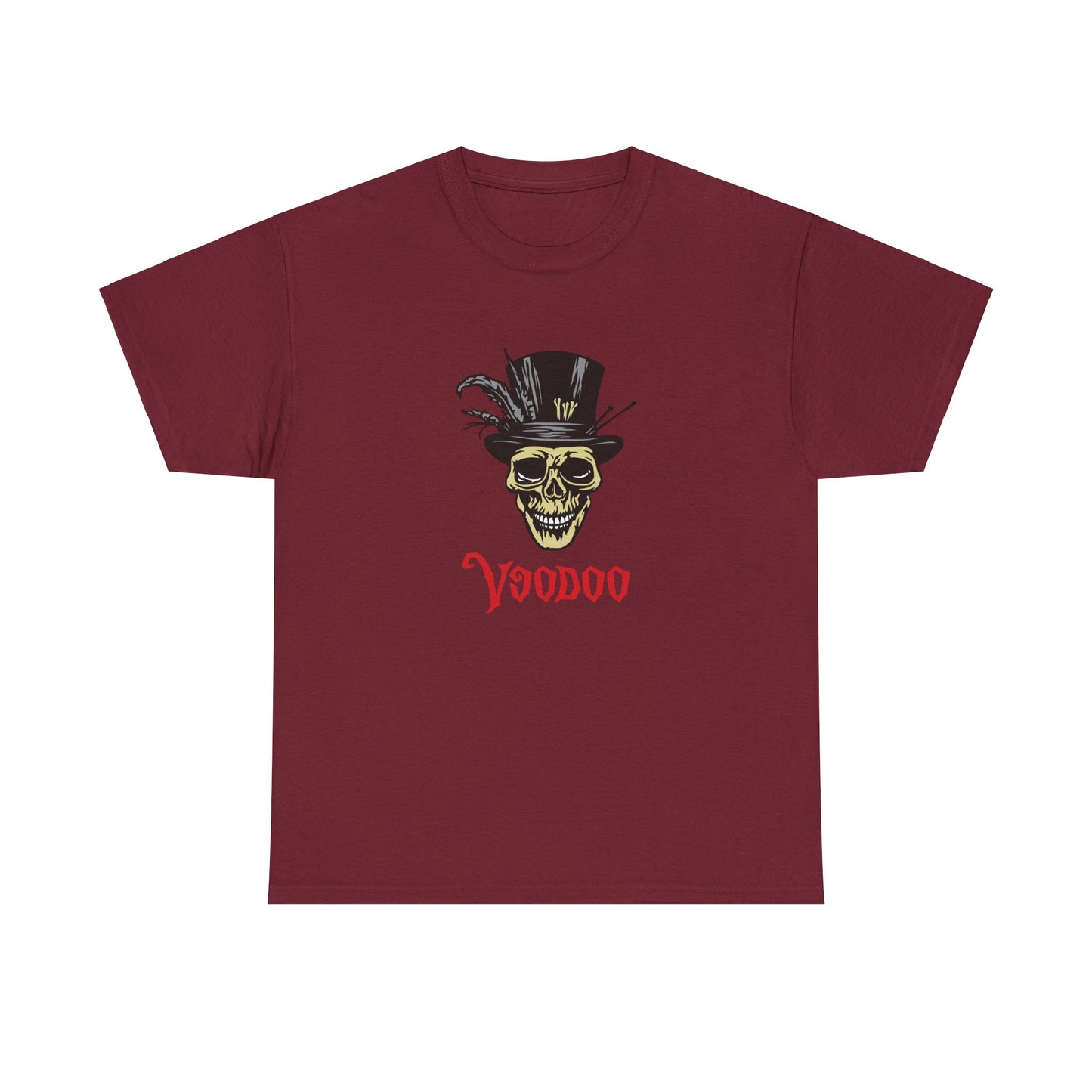 VooDoo Skull, Heavy Cotton T-Shirt