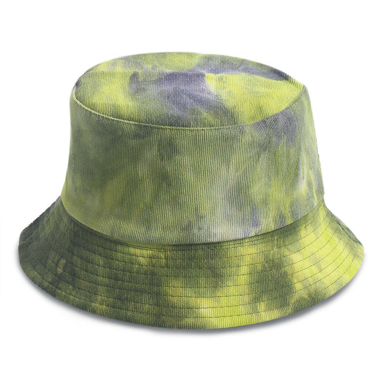 Tie-dyed Corduroy Bucket Hat