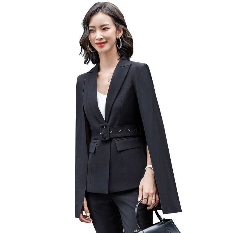 Two-piece Fashion Cloak Suit