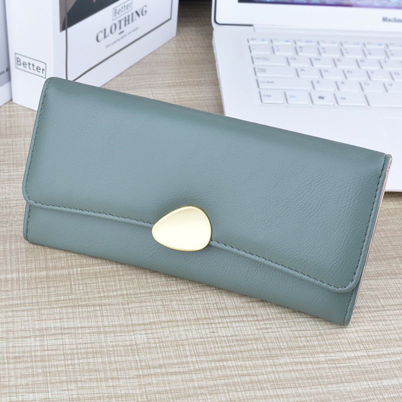 Soft Leather Multi-card-slot Card Handbag