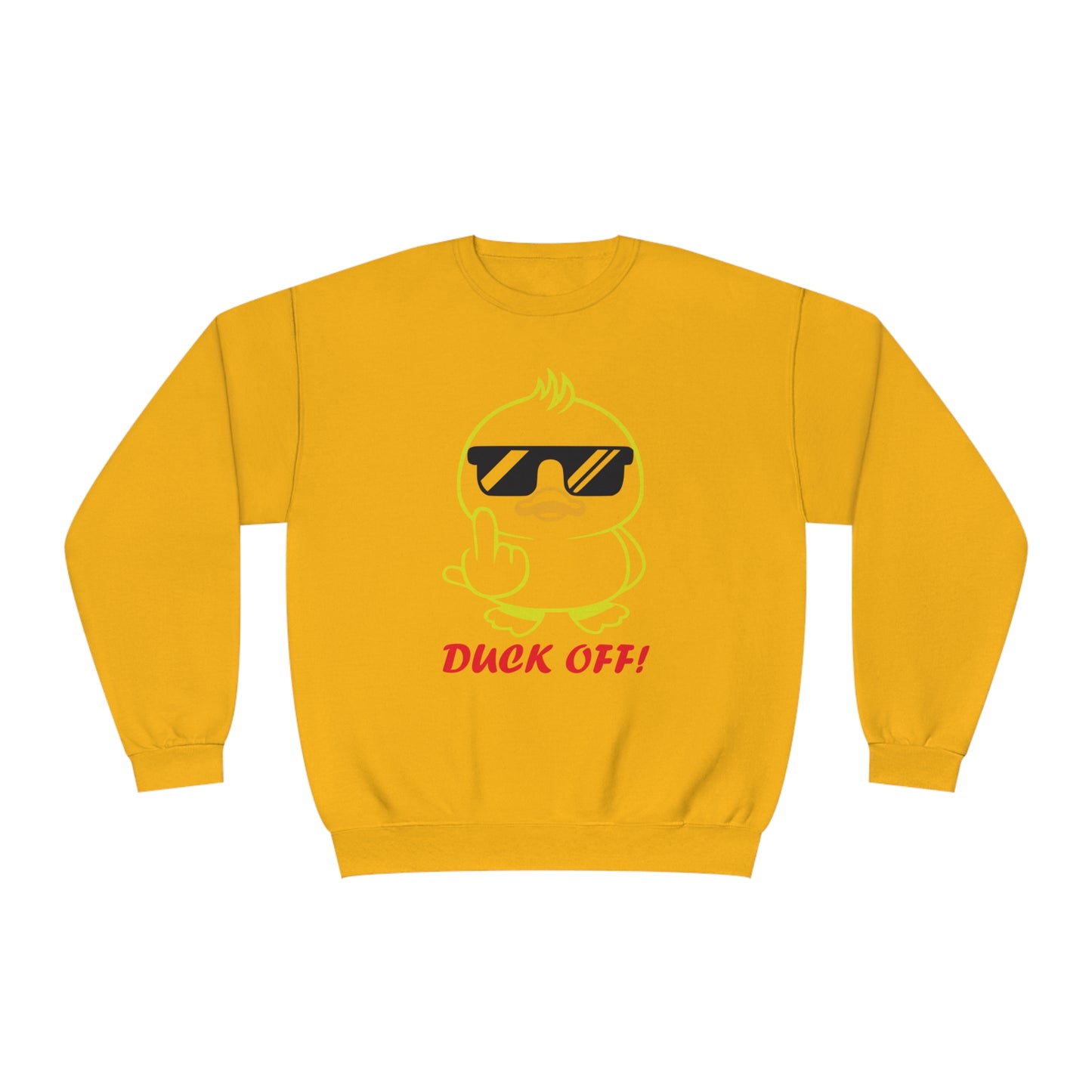 Duck Off, Unisex NuBlend® Crewneck Sweatshirt