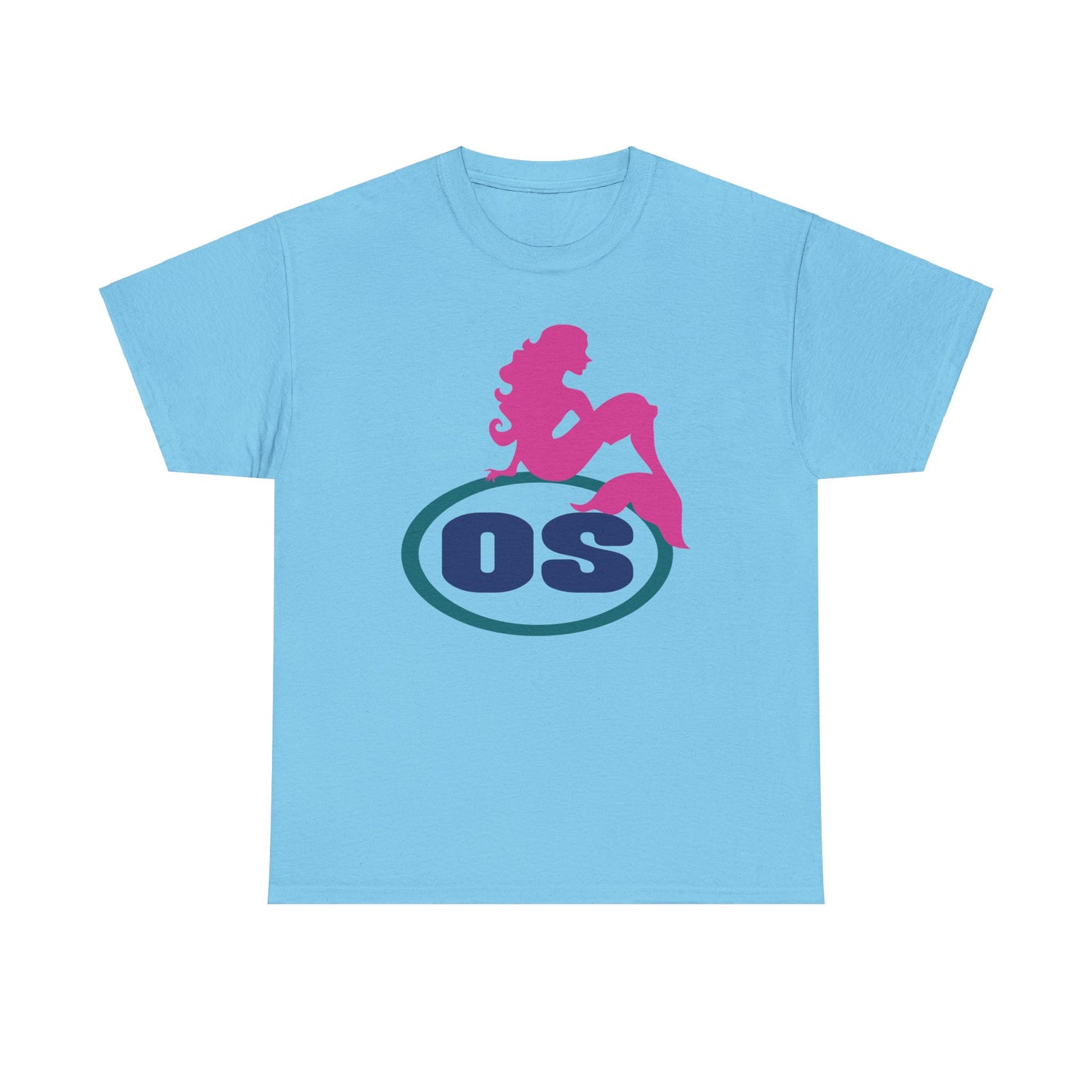 OS, Ocean Shores Mermaid, Heavy Cotton T-Shirt