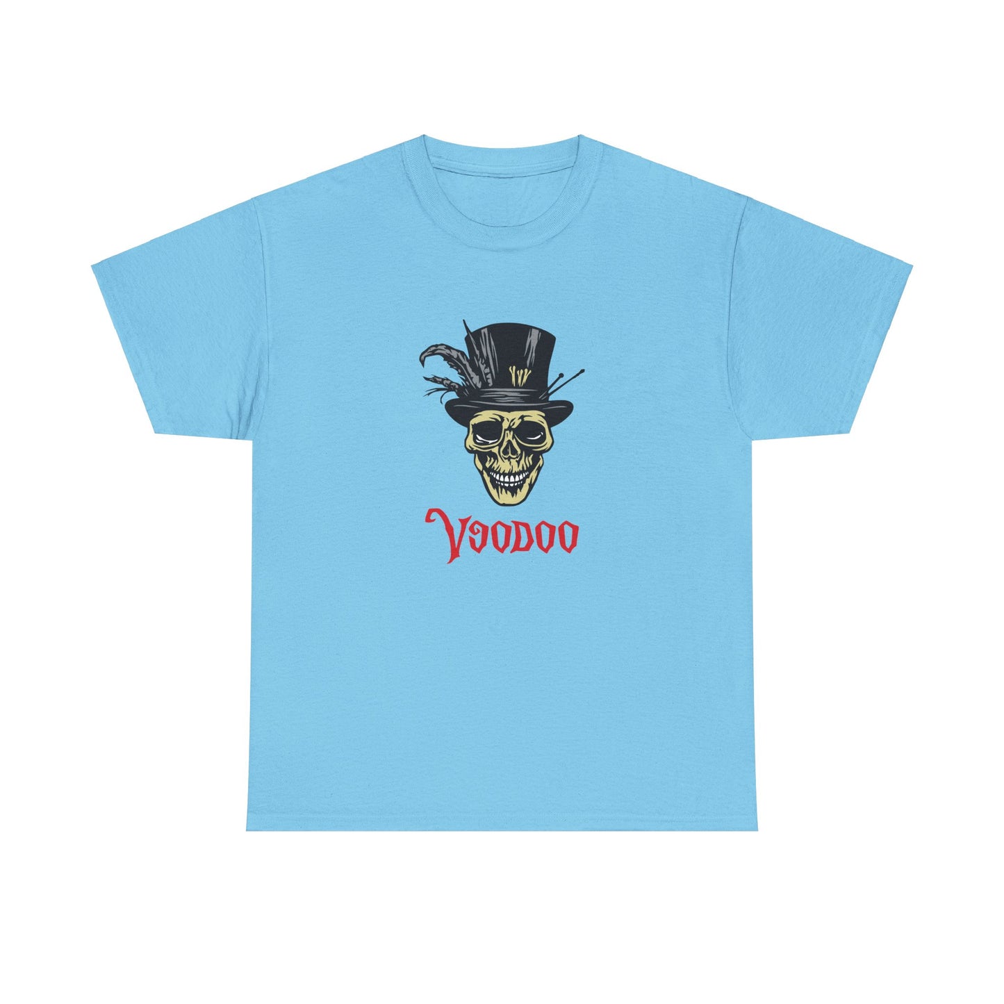 VooDoo Skull, Heavy Cotton T-Shirt