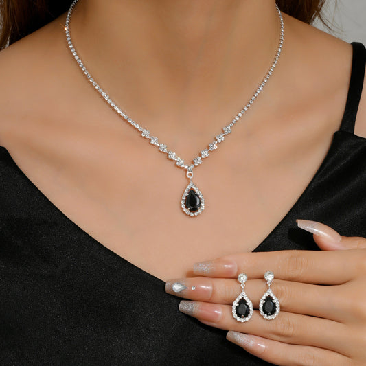 Zircon Fashion Necklace Set