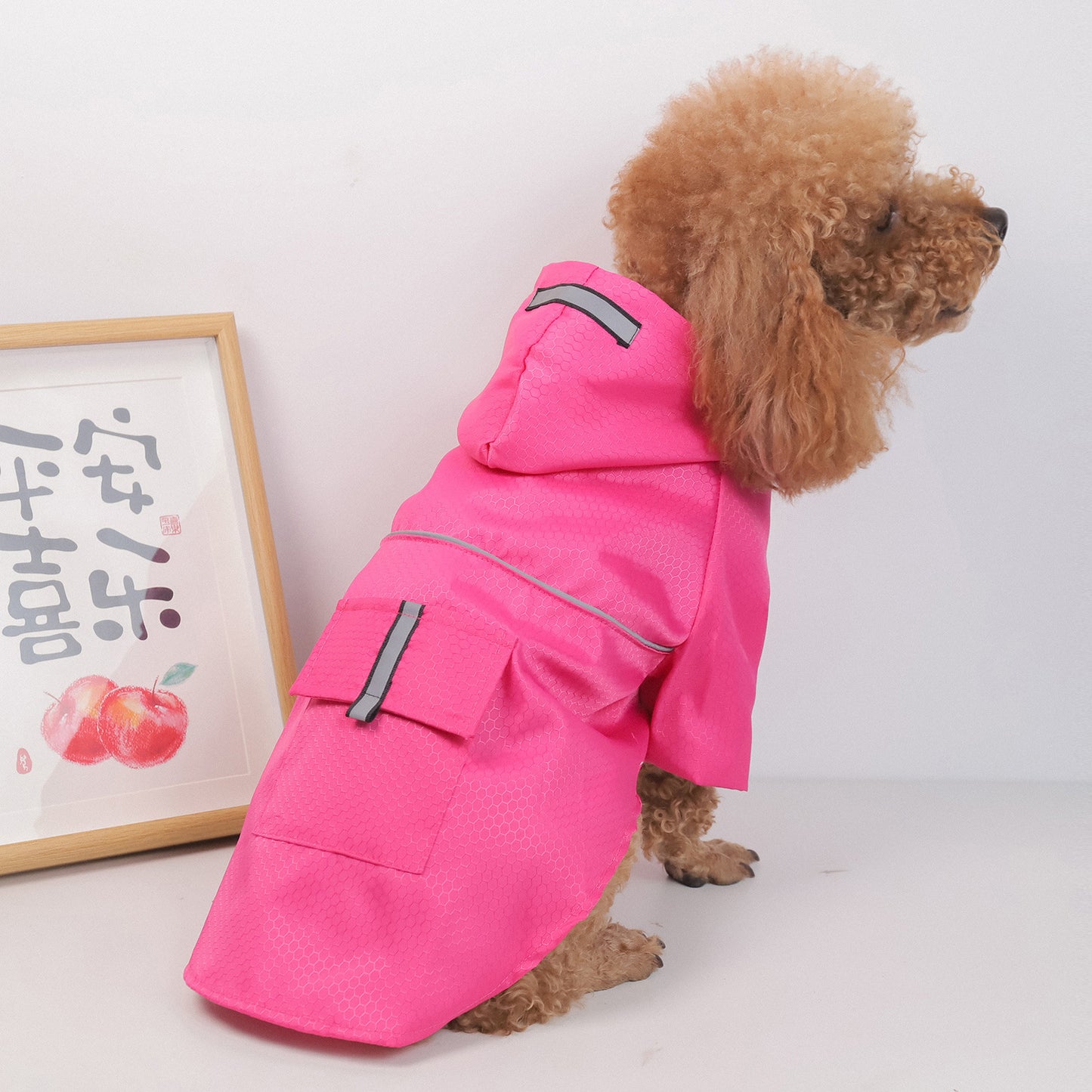 Dog Reflective Waterproof Raincoat