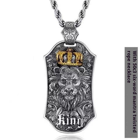 Lion King Three-dimensional Necklace