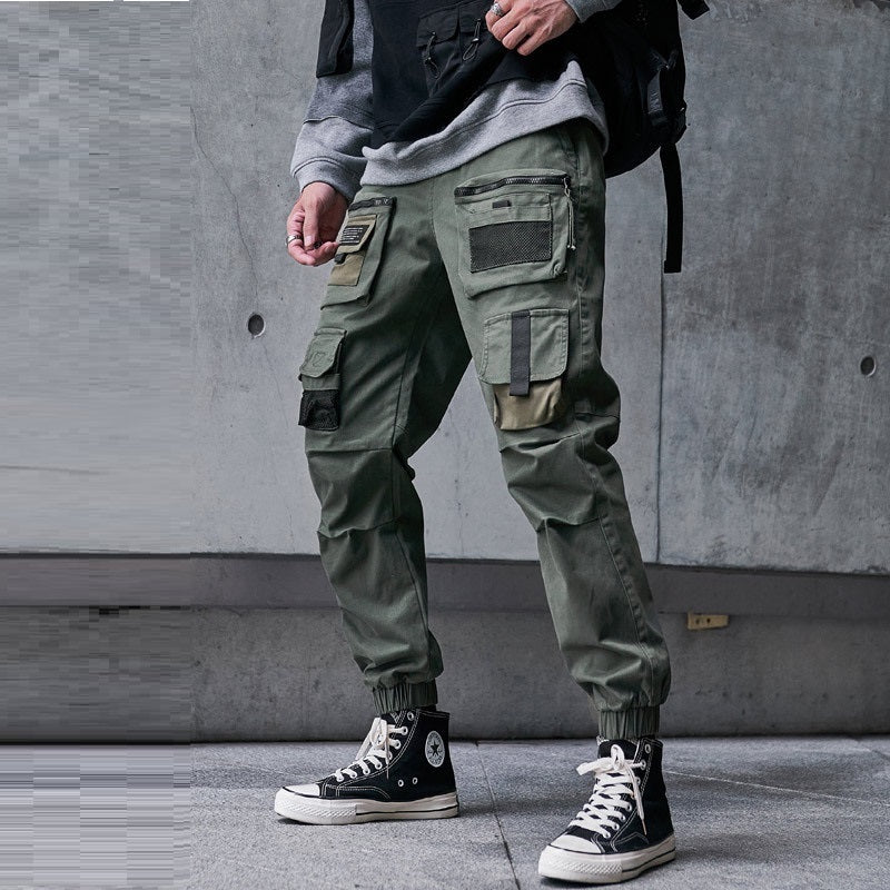 High Street Mechanical Style Trousers