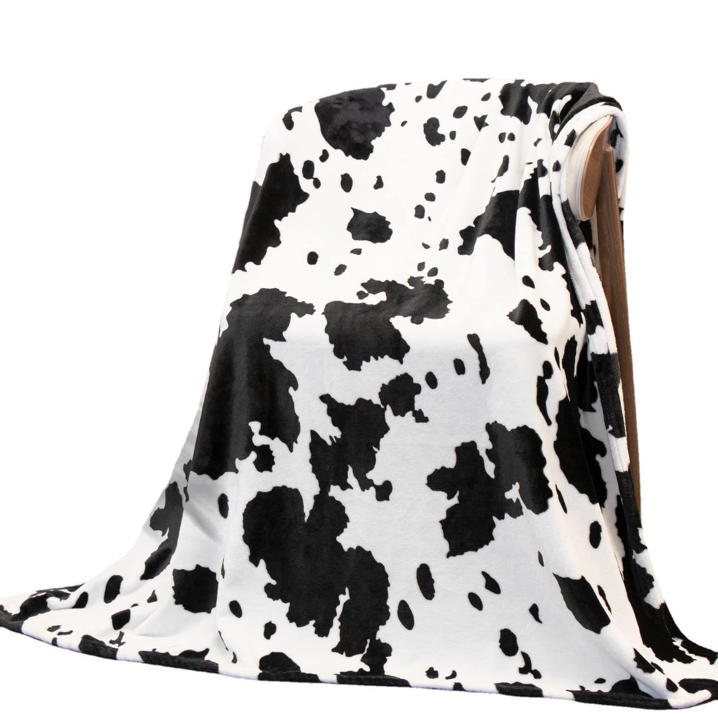 Cow Print Flannel Blanket