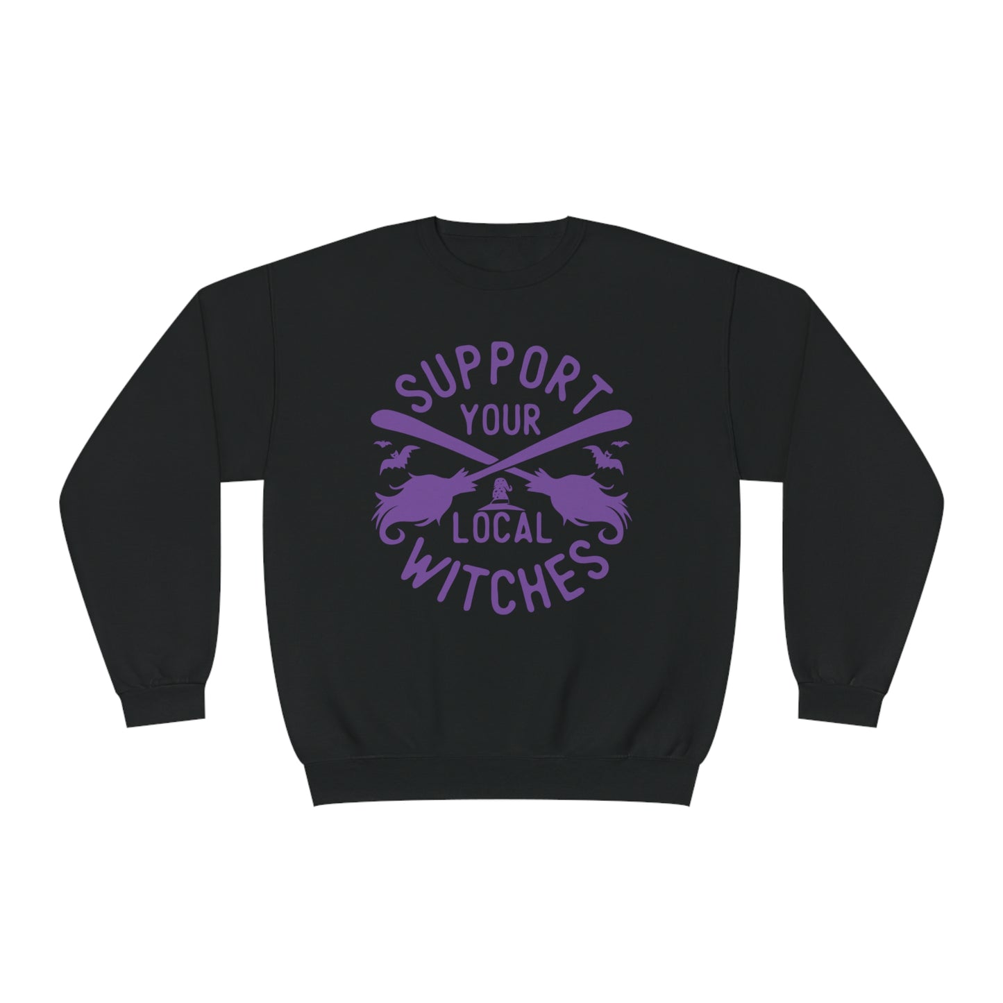 Support Your Local Witches, Unisex NuBlend® Crewneck Sweatshirt