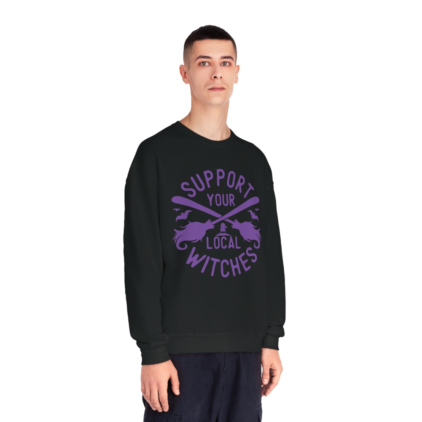 Support Your Local Witches, Unisex NuBlend® Crewneck Sweatshirt