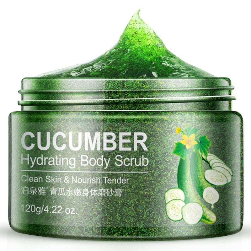 Cucumber facial scrub