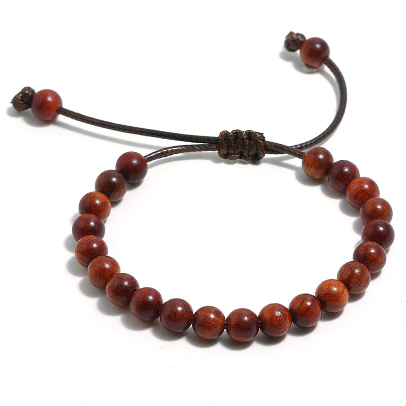 Wooden Bead Adjustable Bracelet