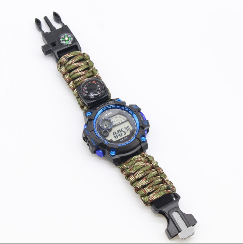 Camping Adventure Bracelet Watch