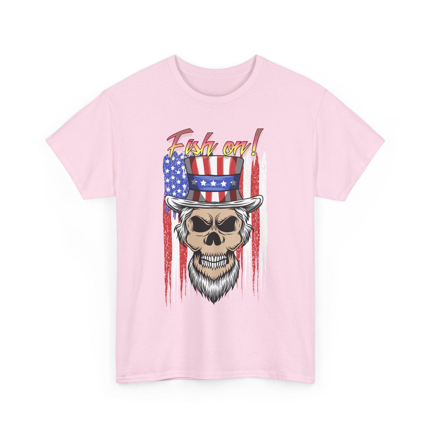 All American Fish on. Heavy Cotton T-Shirt