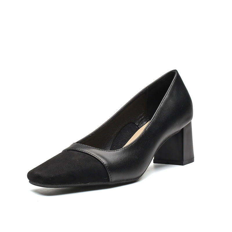 Classic Style Genuine Leather Pumps