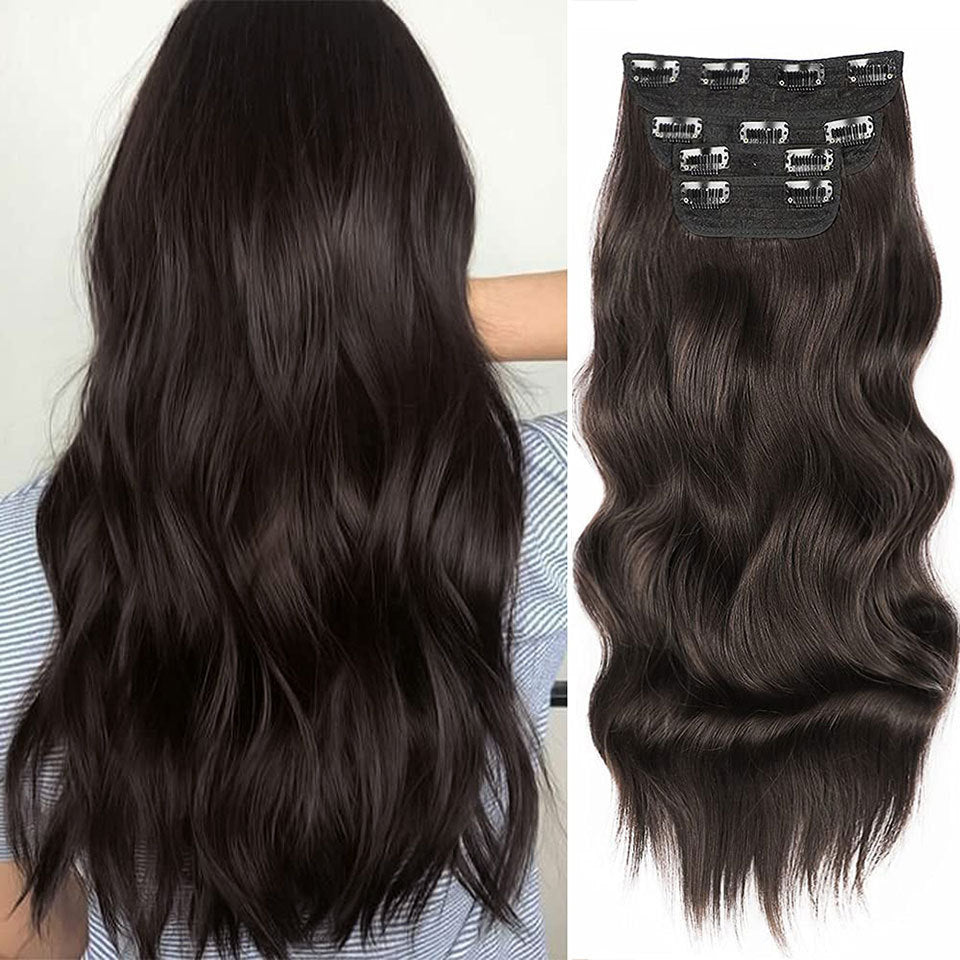 Long Water Ripple Hair Extension 4-piece Set