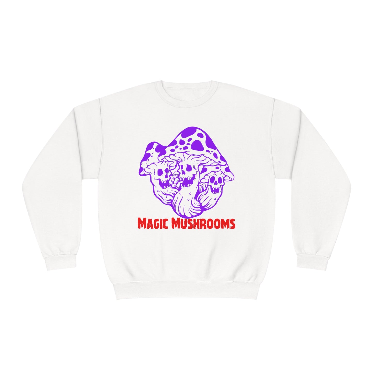 Magic Mushrooms, Unisex NuBlend® Crewneck Sweatshirt