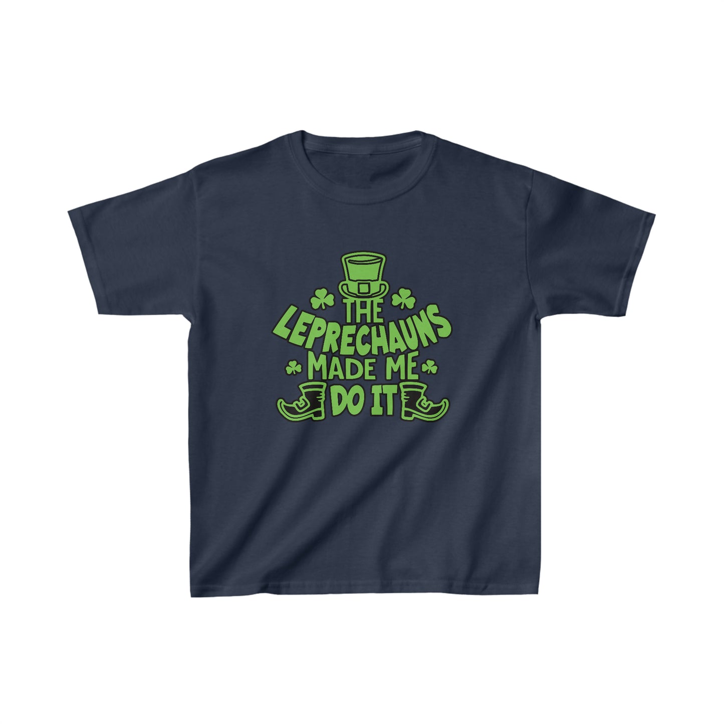 The Leprechauns Made Me Do it. Kids Heavy Cotton™ T-Shirt