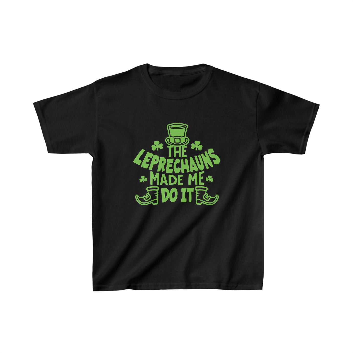 The Leprechauns Made Me Do it. Kids Heavy Cotton™ T-Shirt