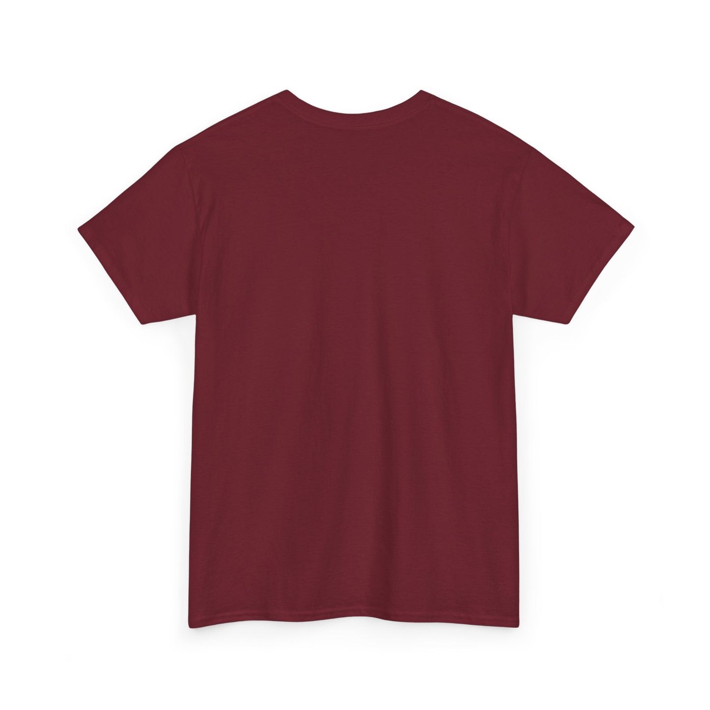 Peeking Santa. Heavy Cotton T-Shirt