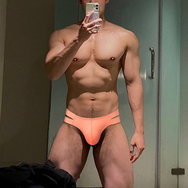 Sexy Side Double Belt Briefs