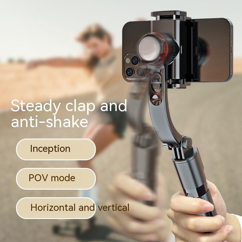 Mobile Phone Stabilizer Hand-held Tripod Head Selfie Stick