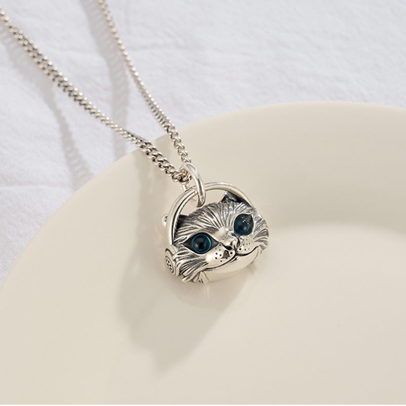 Cat Pendant Hipster Necklace