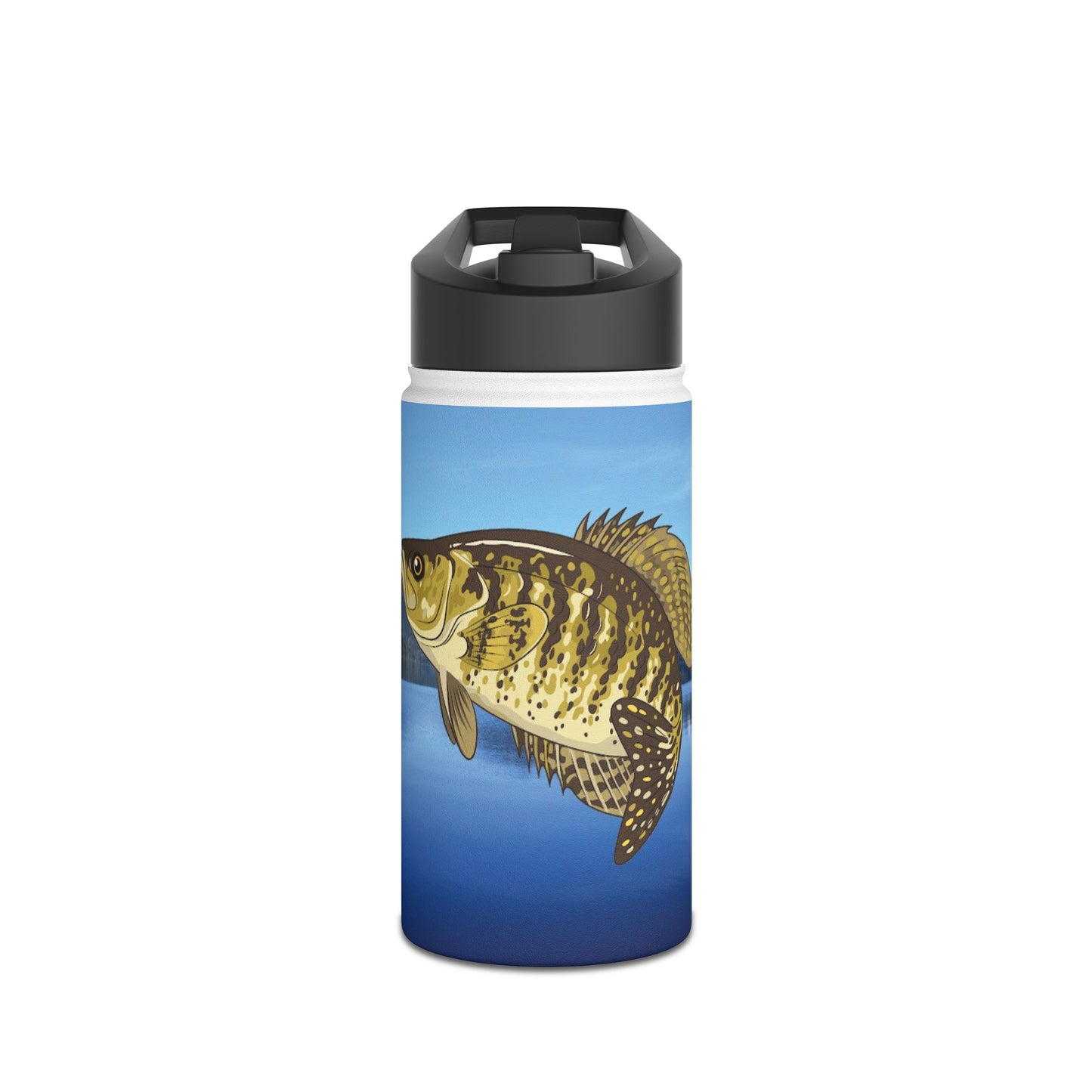 Crappie Lake. Stainless Steel Water Bottle