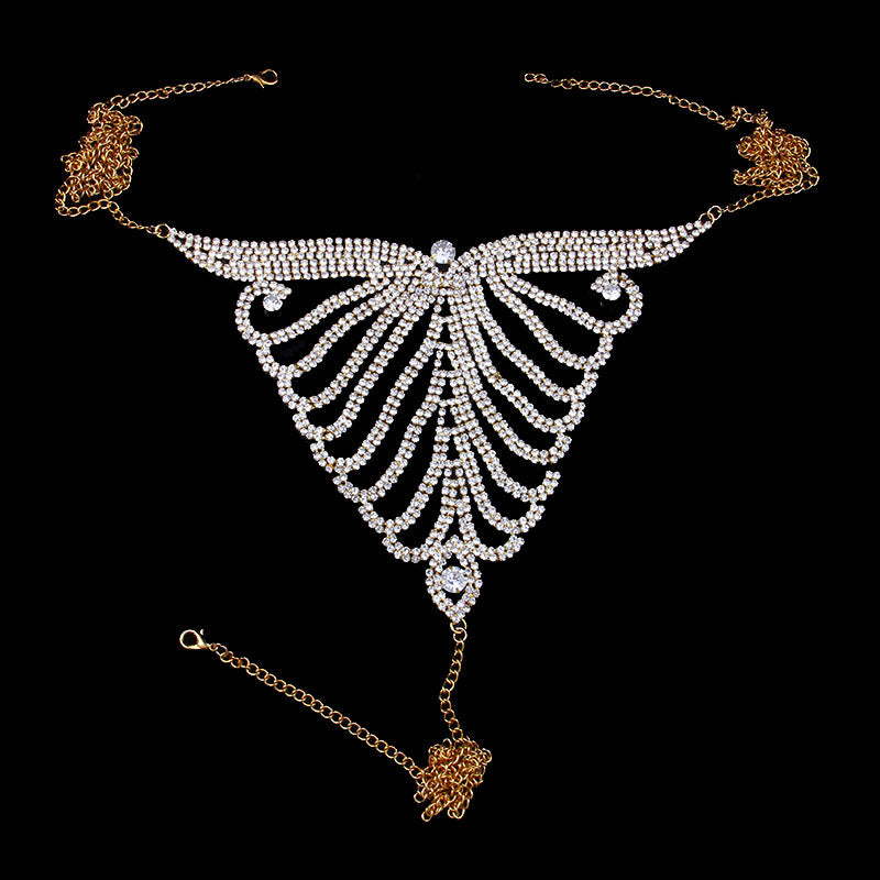 Sexy Bra and Panties Body Chain Suit