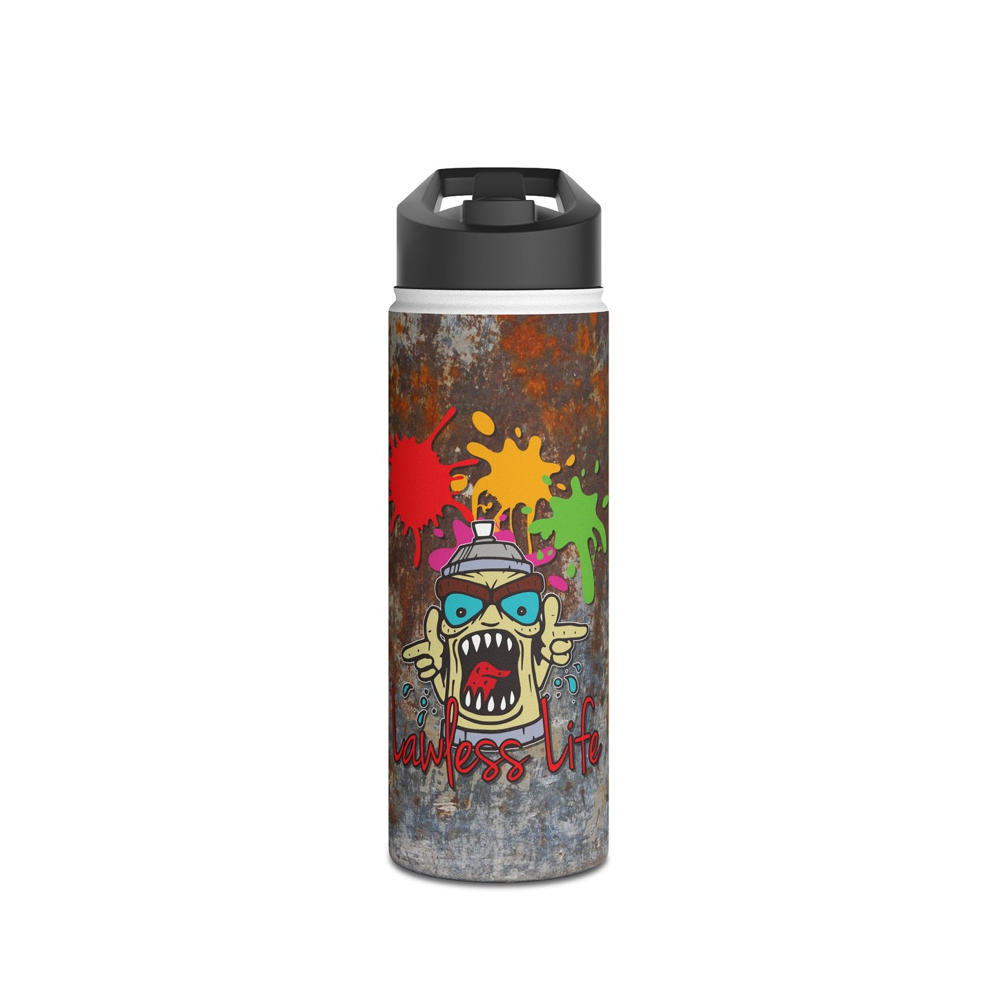 Lawless Life Tagger. Stainless Steel Water Bottle