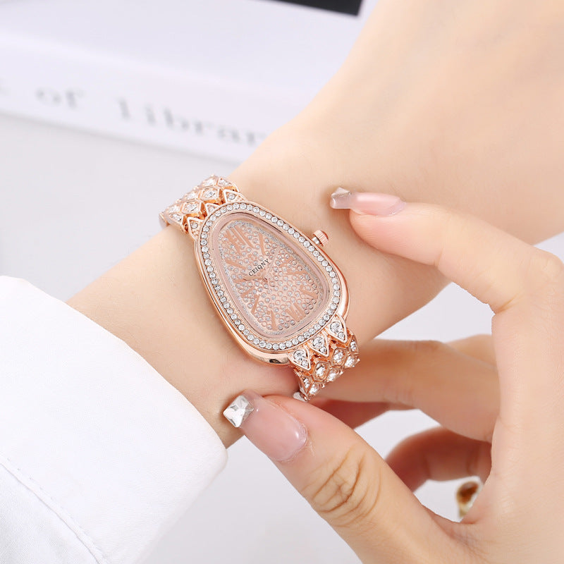 Flashy Diamond Bracelet Watch