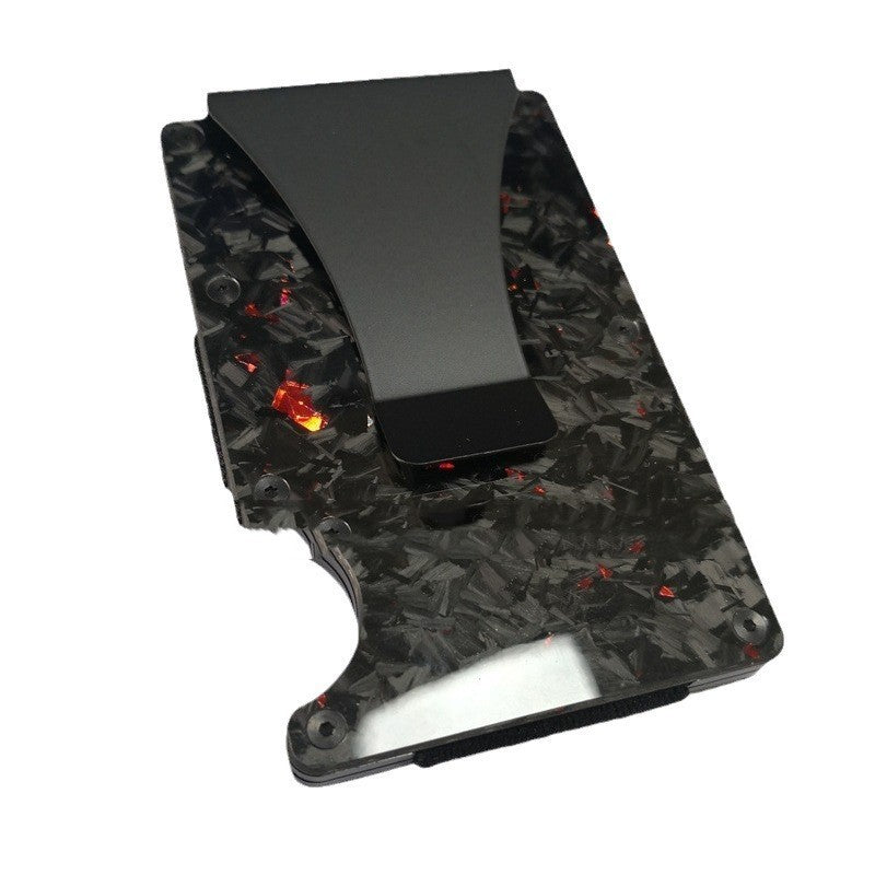 Carbon Fiber RFID Card Holder Wallet