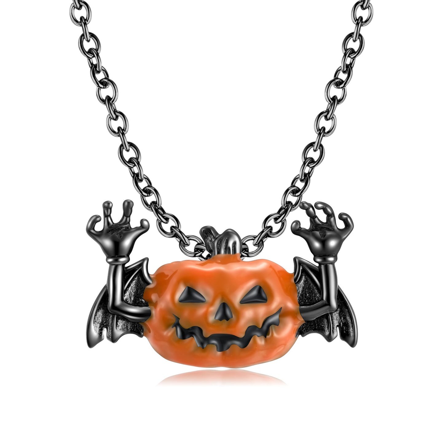 Scary Pumpkin Necklace