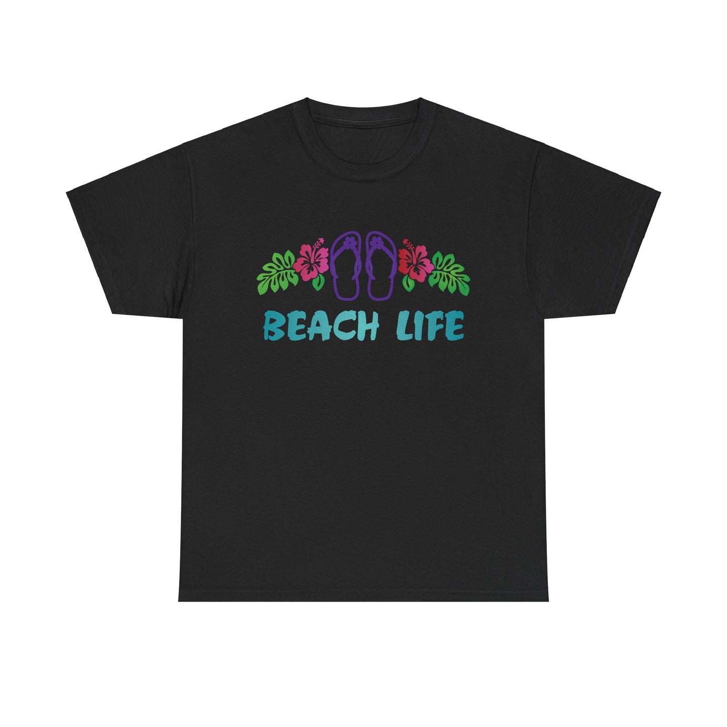 Beach Life, Heavy Cotton T-Shirt