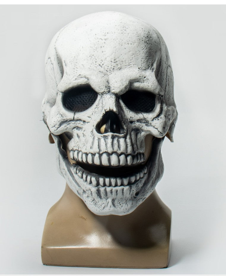 Full Head Skull Mask Helmet with Movable Jaw