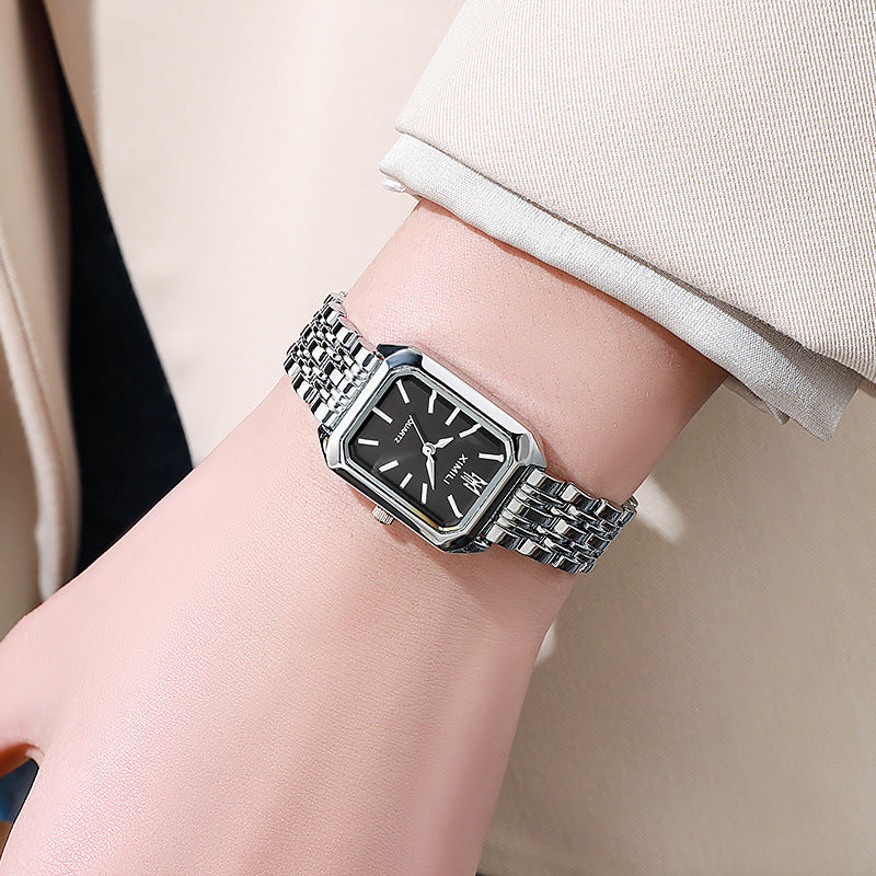 Square Steel Strap Women's Watch