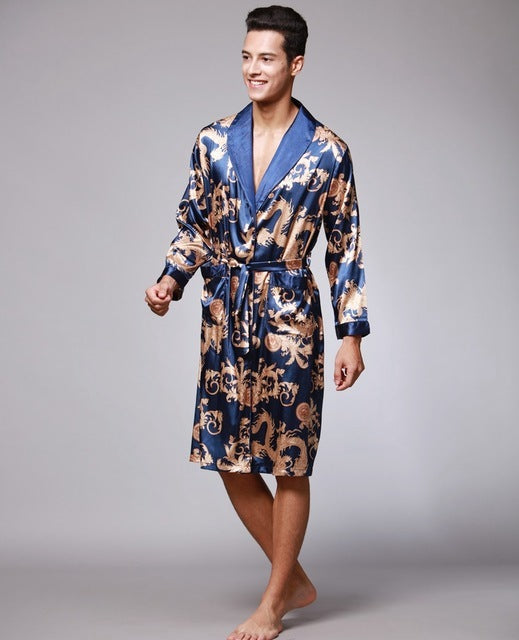 Silk skin robe