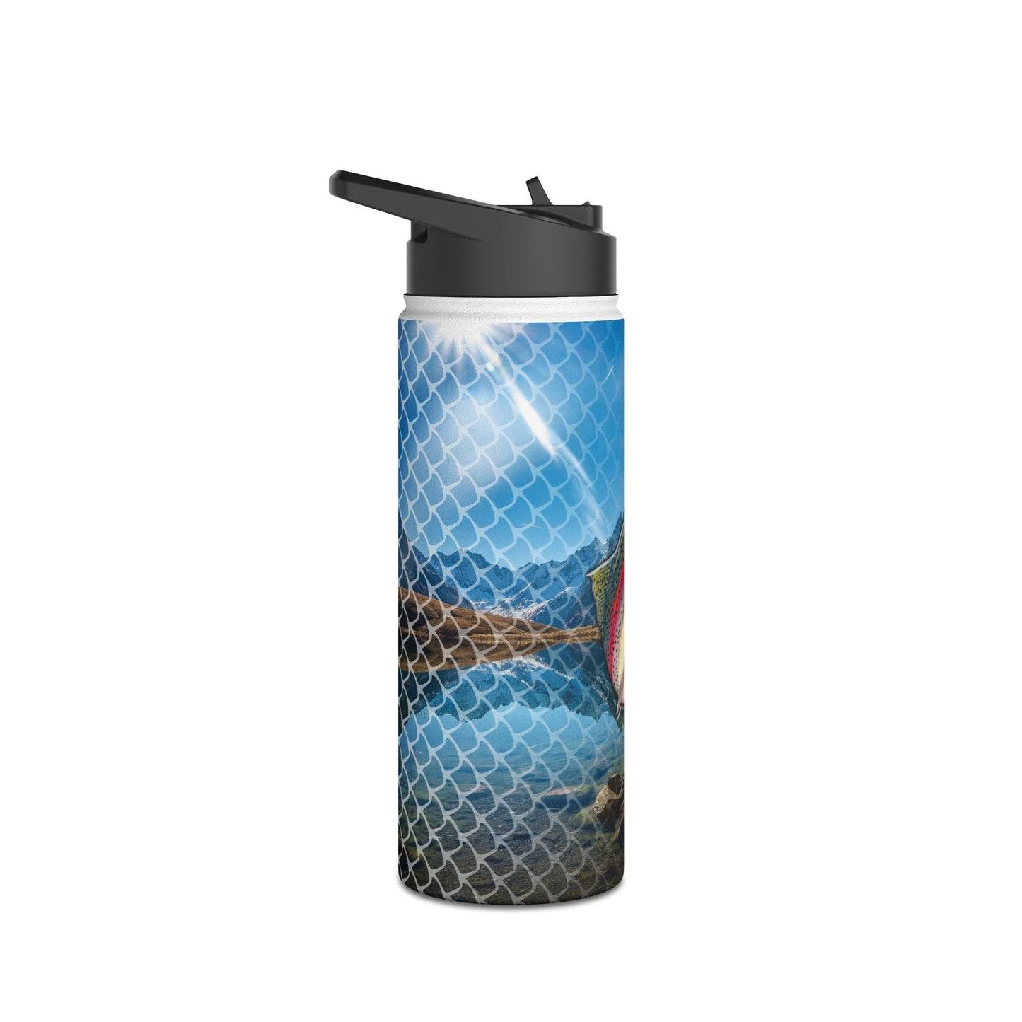 Rainbow Trout. Stainless Steel Water Bottle