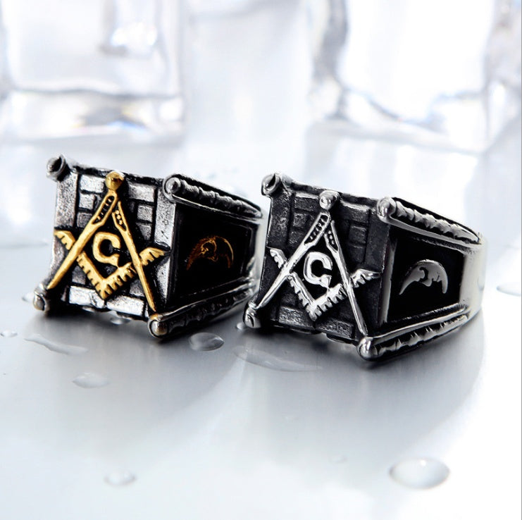 Bold Masonic Ring