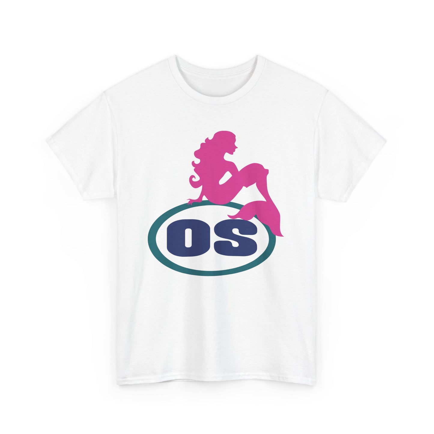 OS, Ocean Shores Mermaid, Heavy Cotton T-Shirt