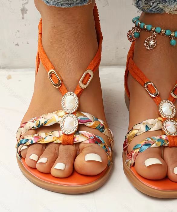 Flat Bottom Plus Size Sandals