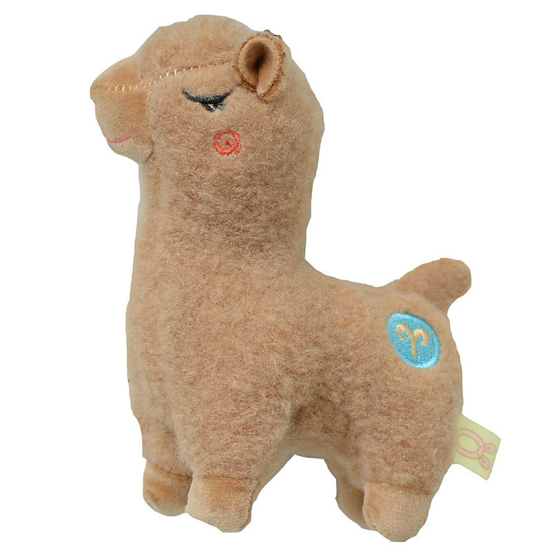 Plush Alpaca Keychain